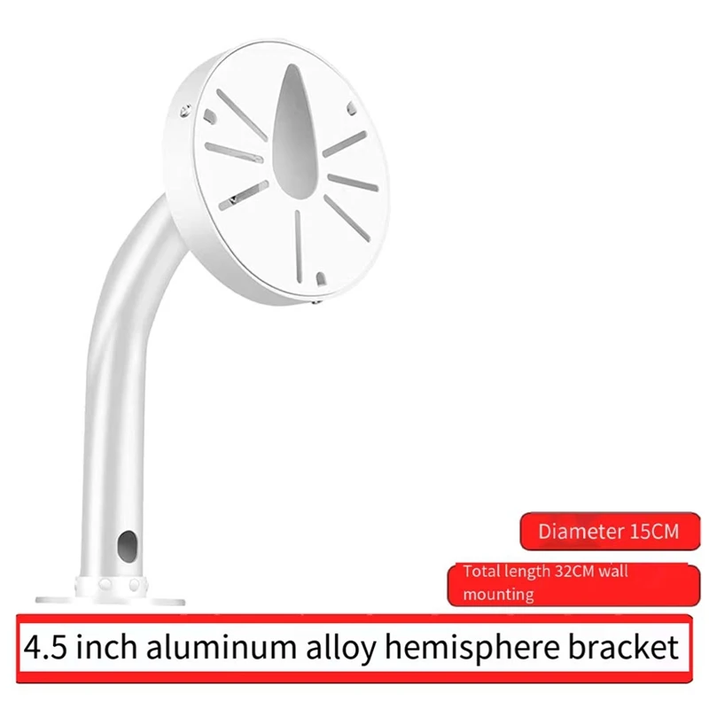 L-Shaped Universal Pendent Hemispherical Camera Bracket Dome Camera Ceiling Mount Aluminum Alloy Mount Bracket