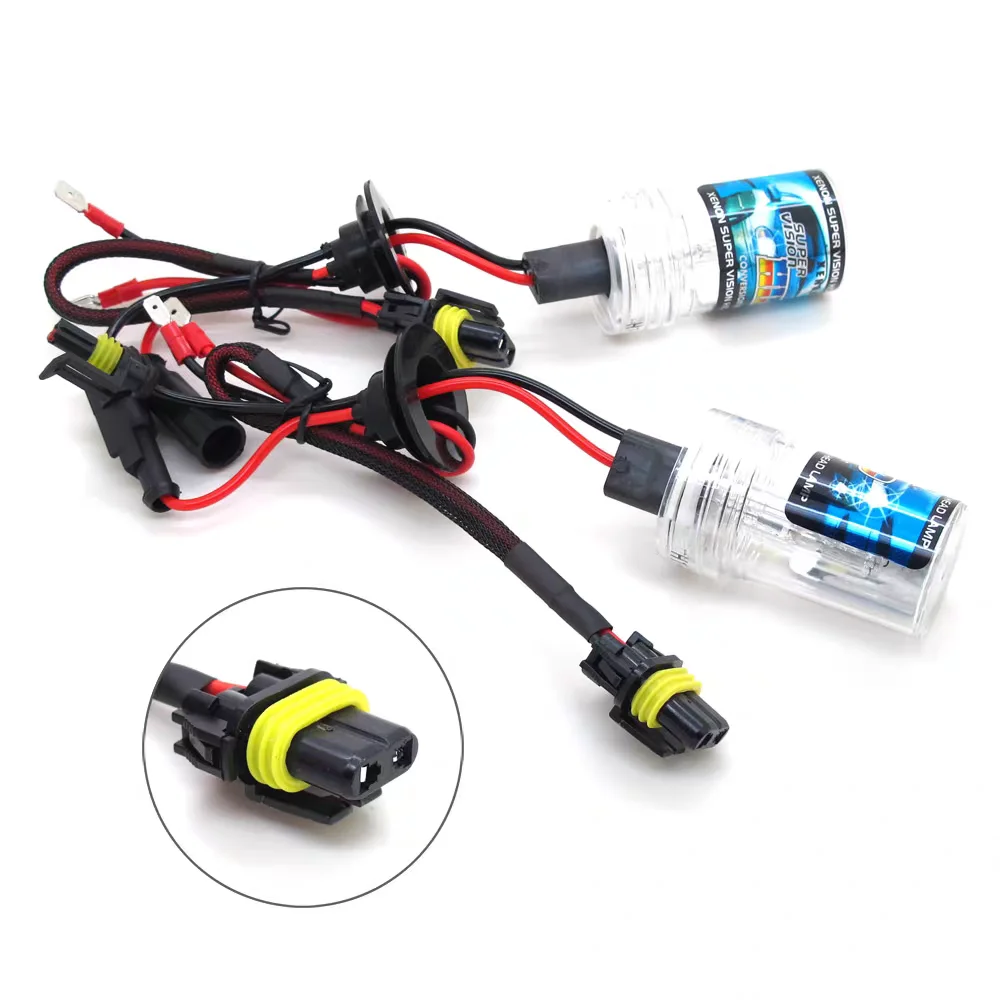 

12V AC 35W Car HID Headlights Foglamps Bulbs H1 H3 H7 9005 9006 H8 H9 H11 9012 HIR2 Xenon Globes 3400LM 880 881 H27