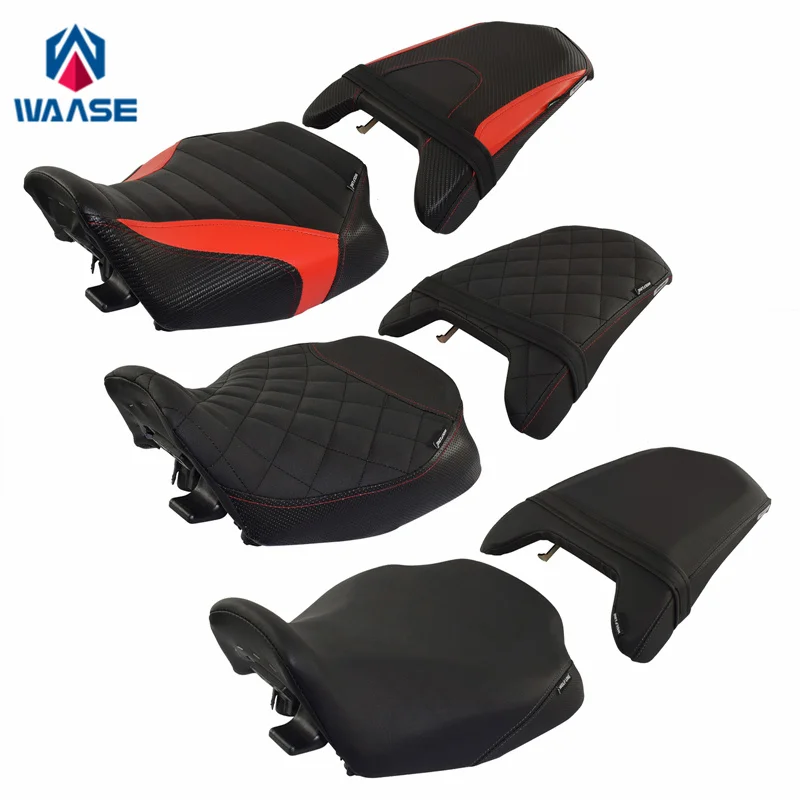 

waase For Honda CB650R CBR650R 2019 2020 2021 2022 2023 Front Rider Rear Passenger Solo Seat Cowl Cushion Pad Synthetic Leather