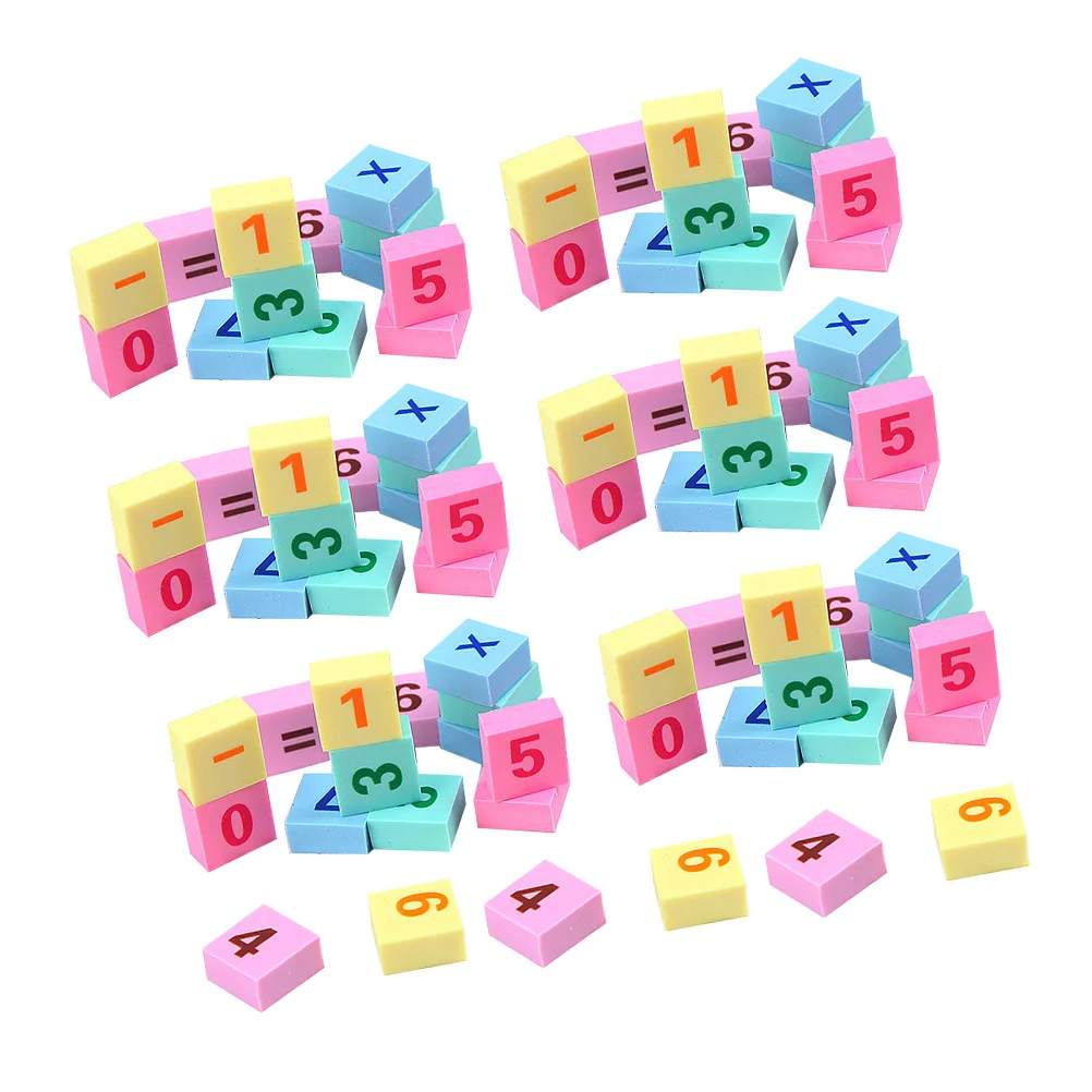 أداة تعلم الرياضيات بأرقام صغيرة للمحايات المطاطية الصغيرة ومكافآت الفصول الدراسية ومحايات لوازم مكتبية ممتعة للمدرسة #3