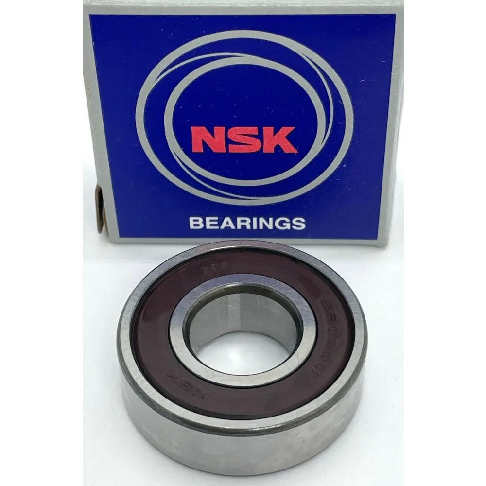 NSK 6202 DDU C3 DEEP GROOVE BALL BEARING, RUBBER SEALED 15x35x11mm 6202 2RS