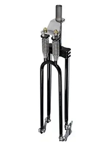 Chromium Black Motorcycle Bicycle Retro Spring Front Fork