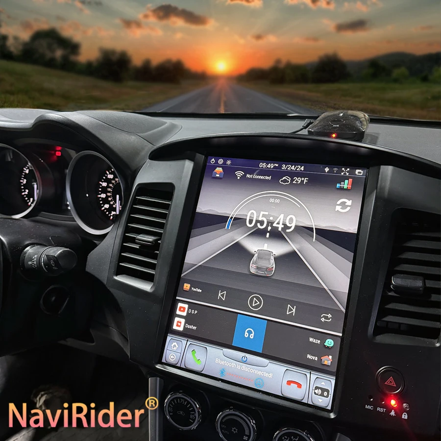 12.1inch Screen Car Radio For Mitsubishi Lancer 10 CY 2007 - 2017 Rockford GPS Navigation Carplay Android Multimedia Unit