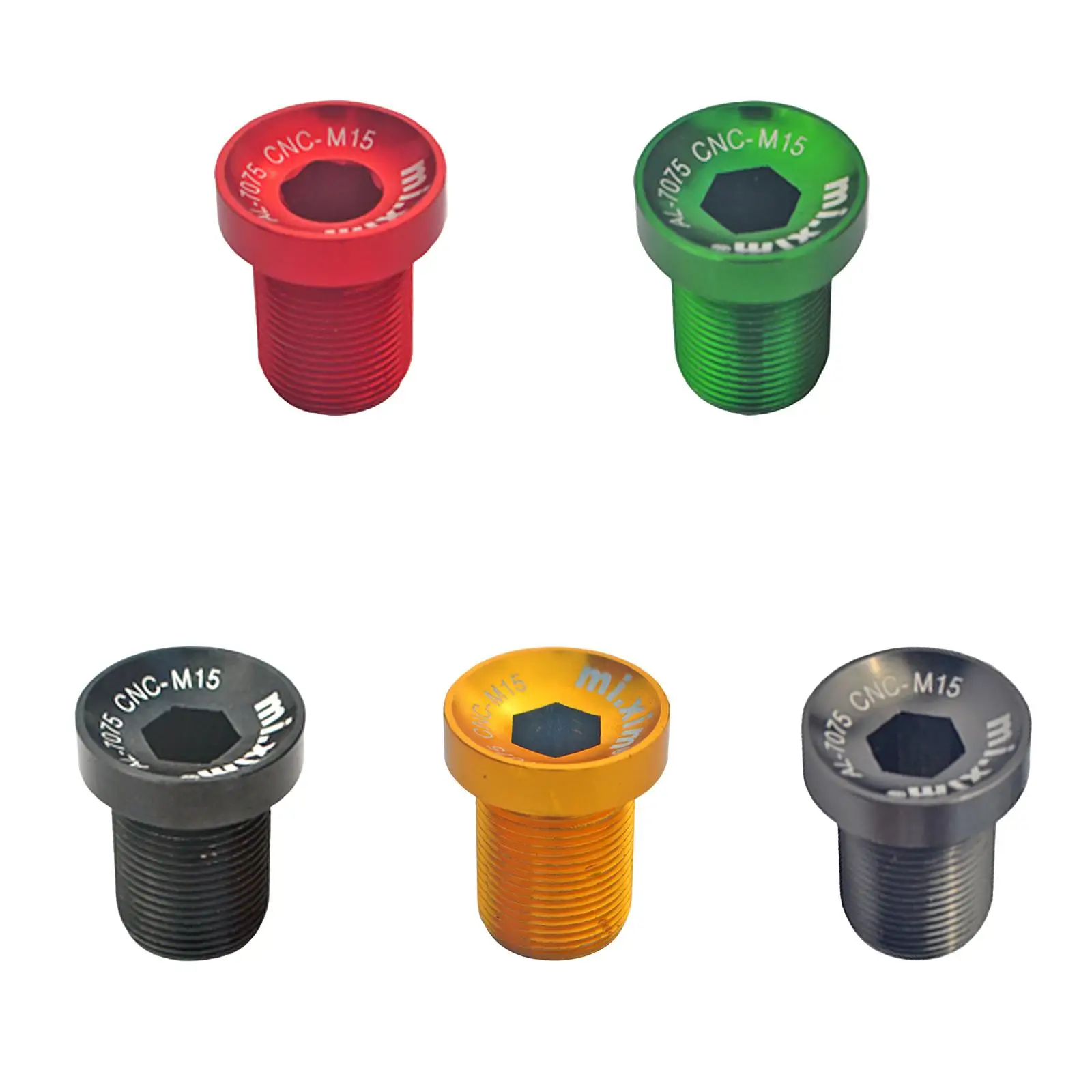 Bike Crank Arm Bolt Cycling Accessories Aluminum Alloy Lightweight Hollow Fixing