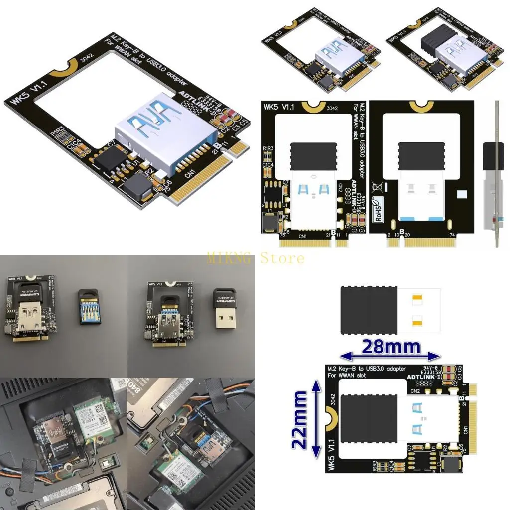 

Bluetooth-compatible WiFi Networking Card USB3.0 Converters 4G Slot to USB best sale