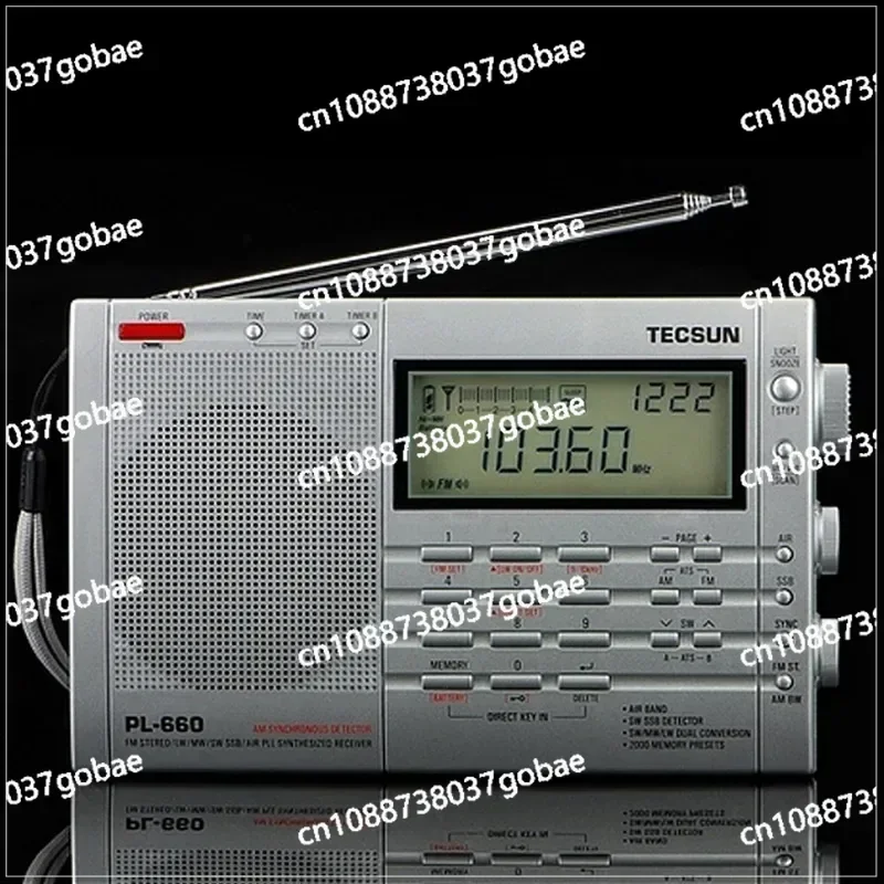 Tecsun PL-660 Shortwave Single Sideband Aviation Portable Full-Band PL680 Radio