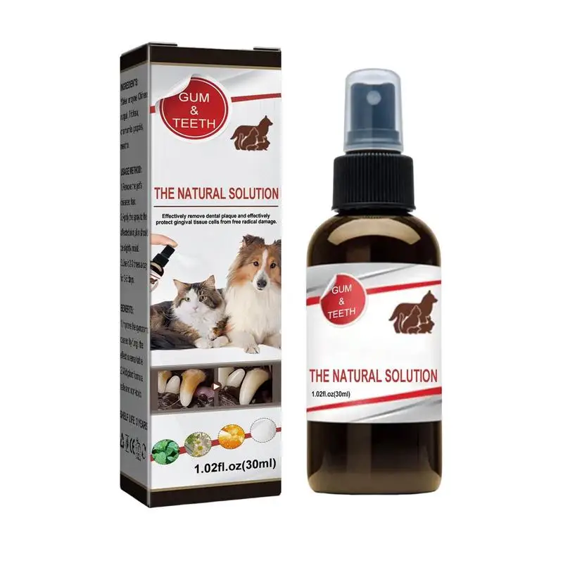 Breath Spray For Dogs Dog Mouth Freshener Spray Dog Mouth Wash Dog Dental Rinse 30ml Cat Dental Care Bad Breath Cat Supplies