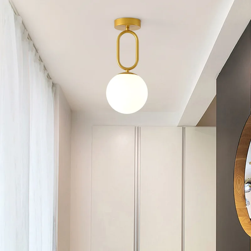 

Потолочный светильник в скандинавском стиле для коридора, простой современный 2022, новый потолочный светильник для балкона, креативное освещение для коридора, прихожей, лестницы