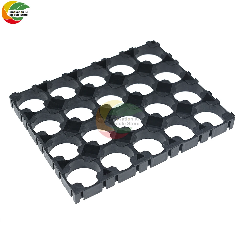 

4x5 Cell 18650 Batteries Spacer Radiating Shell Plastic Heat Holder Bracket Fits for DIY Battery Pack