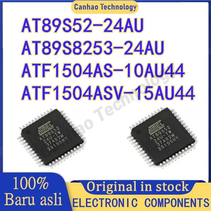 

AT89S52-24AU AT89S8253-24AU ATF1504AS-10AU44 ATF1504ASV-15AU44 IC MCU Chip TQFP44 IC Chip 100% New Original in stock