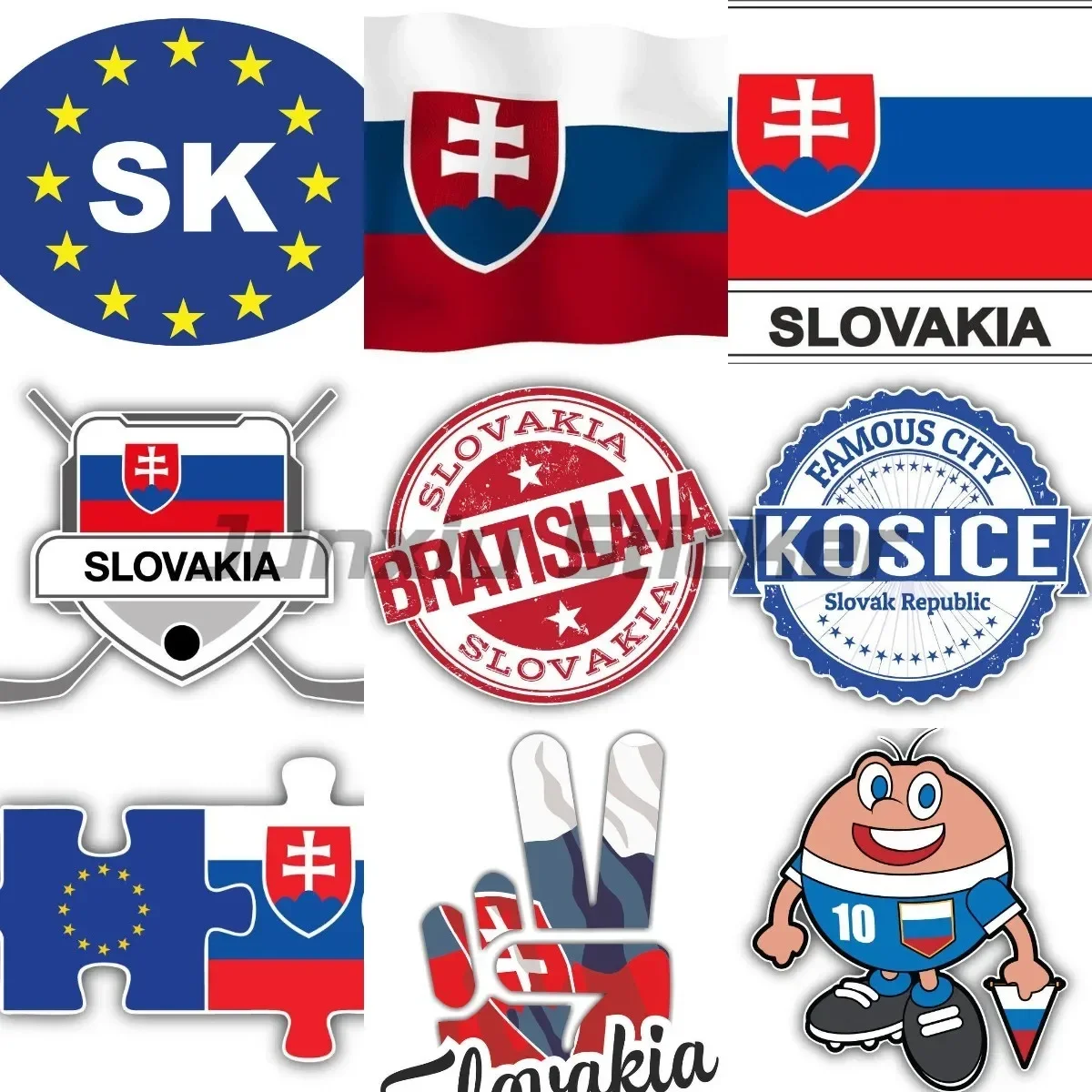

SK Slovakia National Flag Map National Badge JDM RACING ILLEST TUNER IMPORT DRIFT Windshield Bumper Helmet Decal