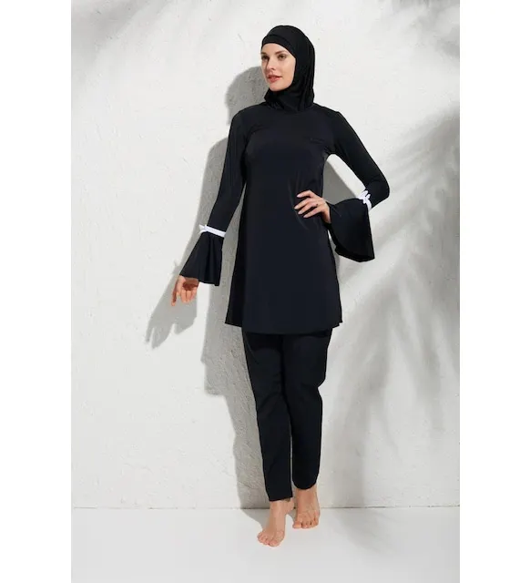 

Pierre Cardin 191934 Uzunkollu handle flywheel hijab swimsuit