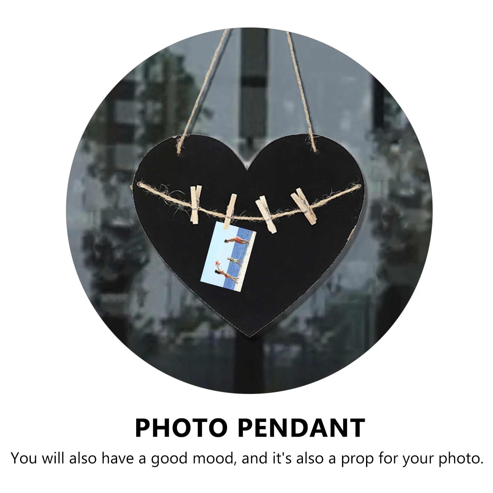 

2Pcs Blackboard Sign Hanging Chalkboard Message Board Erasable Mini Board Home Decor Writing Chalkboard Ornament