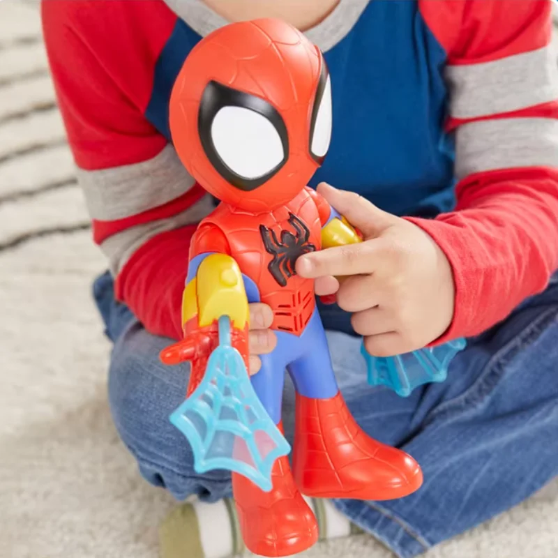 

10 Inch New Genuine Marvel Spider-Man Talking Action Figure From Spidey And His Amazing Friends Interactive Collectible Toy Gift