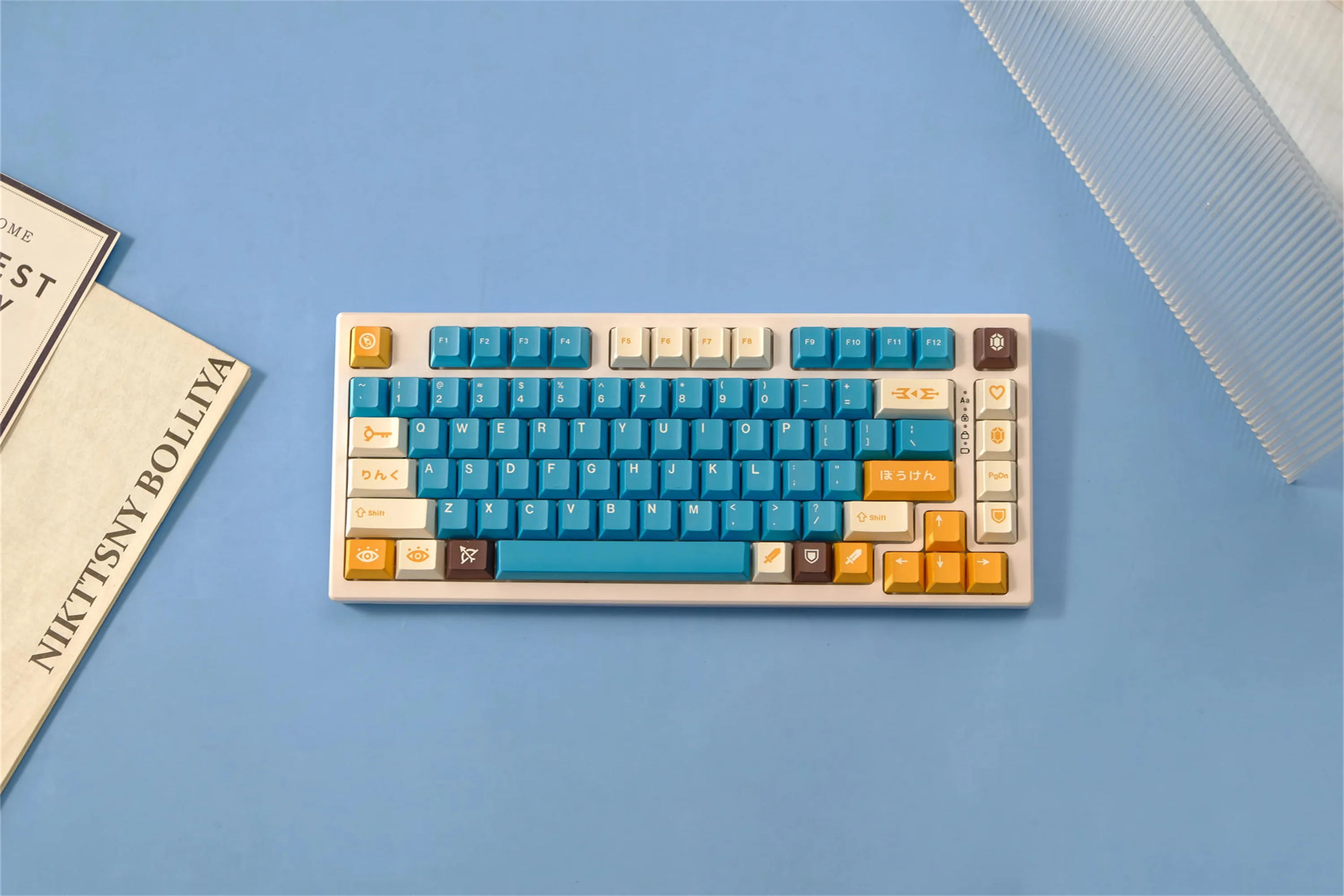 

Колпачки для клавиш Adventurer, 151 клавиши, материал PBT, вишневый профиль, DYE-SUB, посыпка, персонализированная для механической клавиатуры CHERRY MX Switch