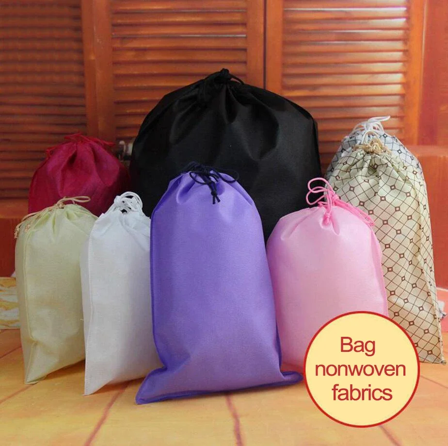 20PCS Jewelry Drawstring Bag Non-woven Fabric Pouch Christmas/Travel/Cosmetic/Storage/Wedding/Shoes/Packing/Dustproof/Gift Bags