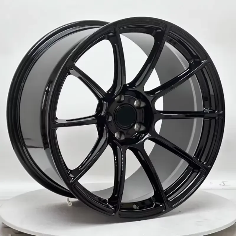 i Aluminium Alloy Forged Five Spoke 17inch 18inch Custom Wheel Rims with Black Finish 20mm ET New