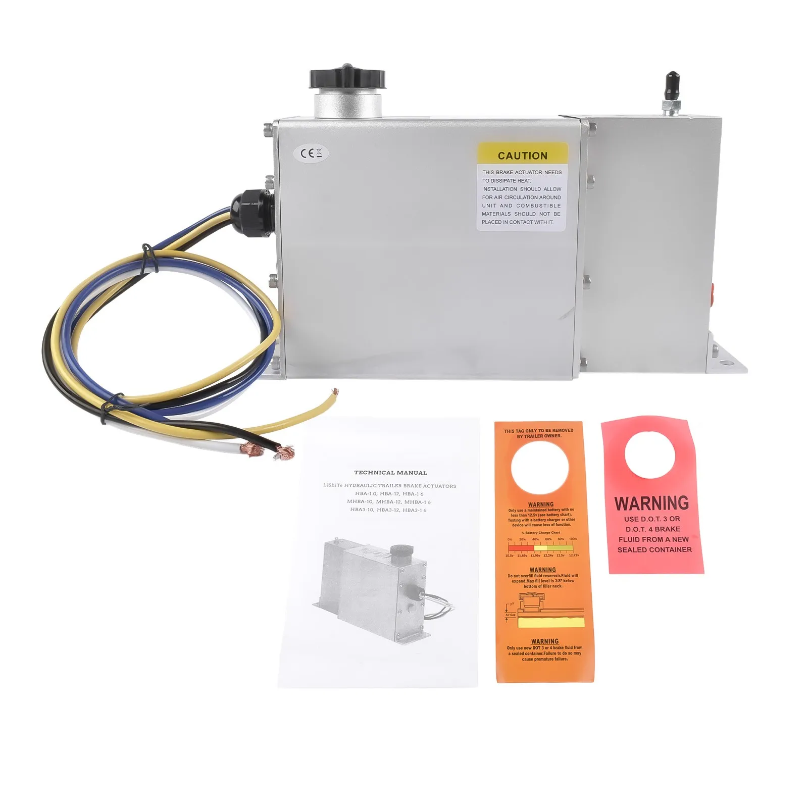 AP03 Electric Hydraulic Drum Brake Actuator 1000psi HBA-10 Corrosion Resistance