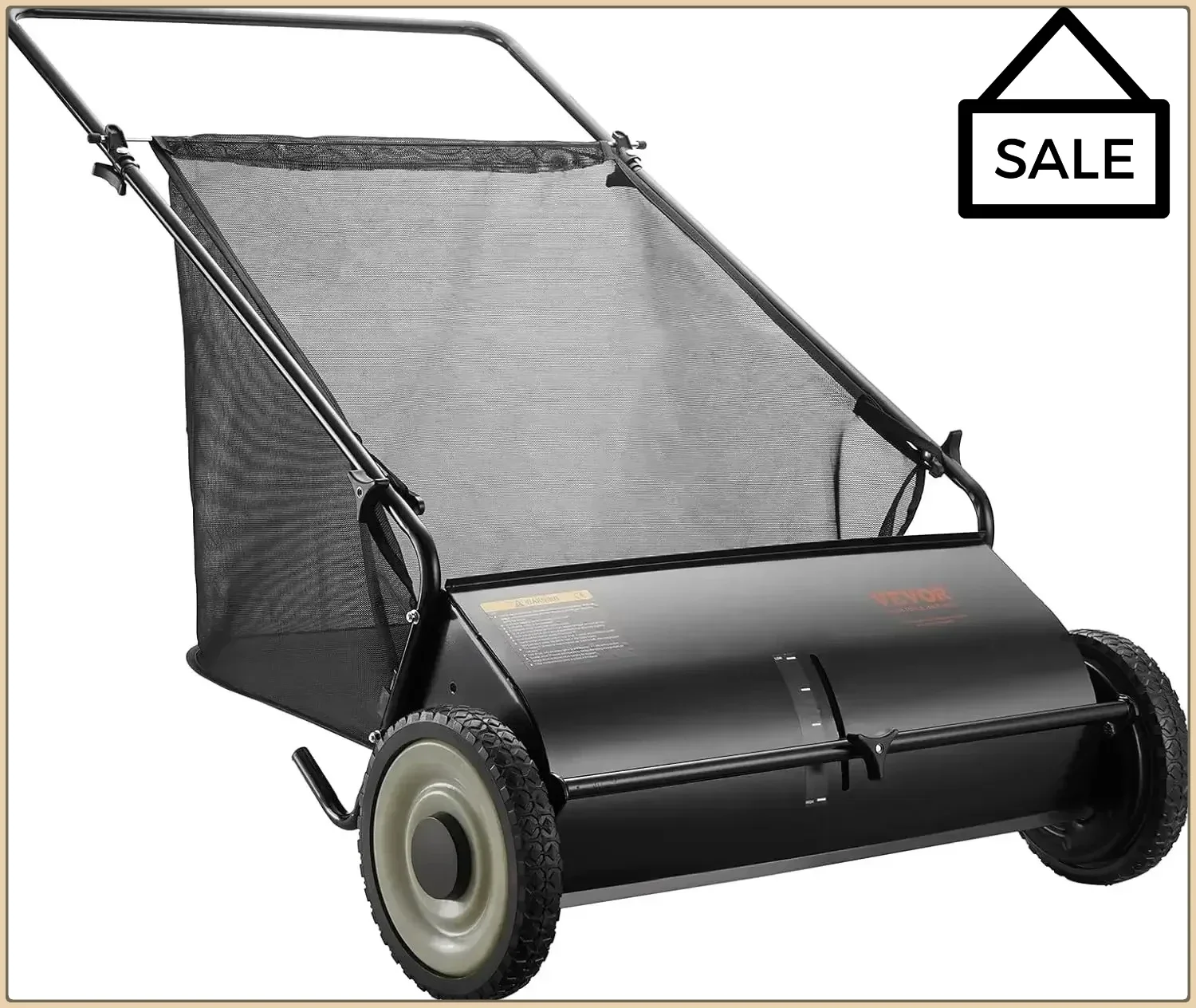 

BestsellerBestsellerBestsellerStrong Rubber Wheels & Heavy Duty Push Lawn Sweeper, 26 Inch Leaf & Grass Collector, Thickened St