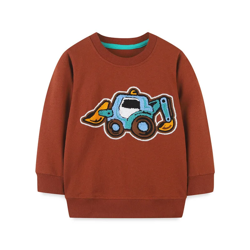 

Jumping Meters New Arrival Boys Girls Sweatshirts For Autumn Spring Children's Clothes Cotton Kids Hoodies Shirts Toddler
