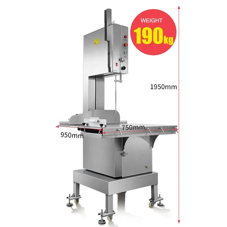 Commercial Electric Meat Cutting Machine Heavy Duty Meat And Fish Bones Grinder Bone Saw Machine