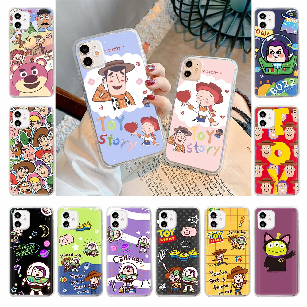 ZY36 Toy Story Clear Case for LG VELVET G8 ThinQ G8X K62 K42 K61 K52 K92 Q61 Q60 Q52 V40 V50 V60 THINQ5