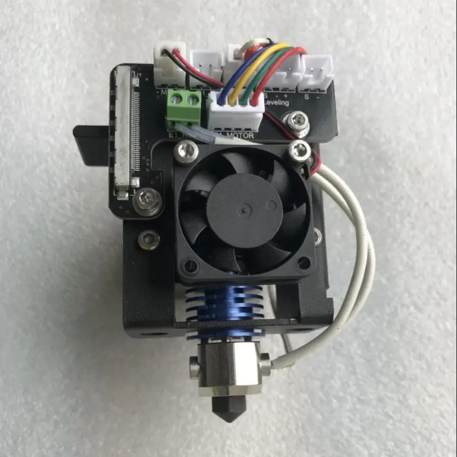 QIDI TECH Normal and High Temp Double Gear Extruder For X-MAX2 / X-PLUS2（White adapter plate /Coloured adapter plates）