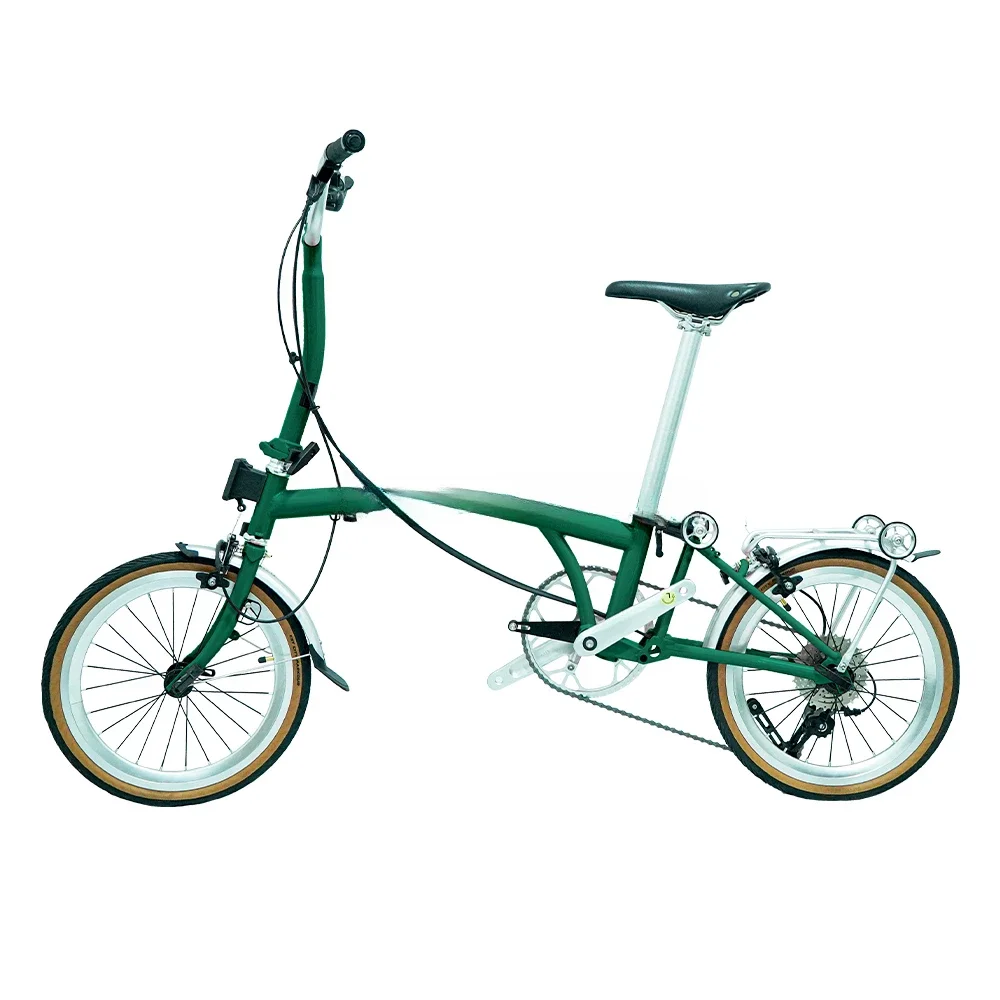 16-Inch Steel Frame Folding Bike for Ladies C-Brake with Light-Weight Portable Fashionable Bicycle