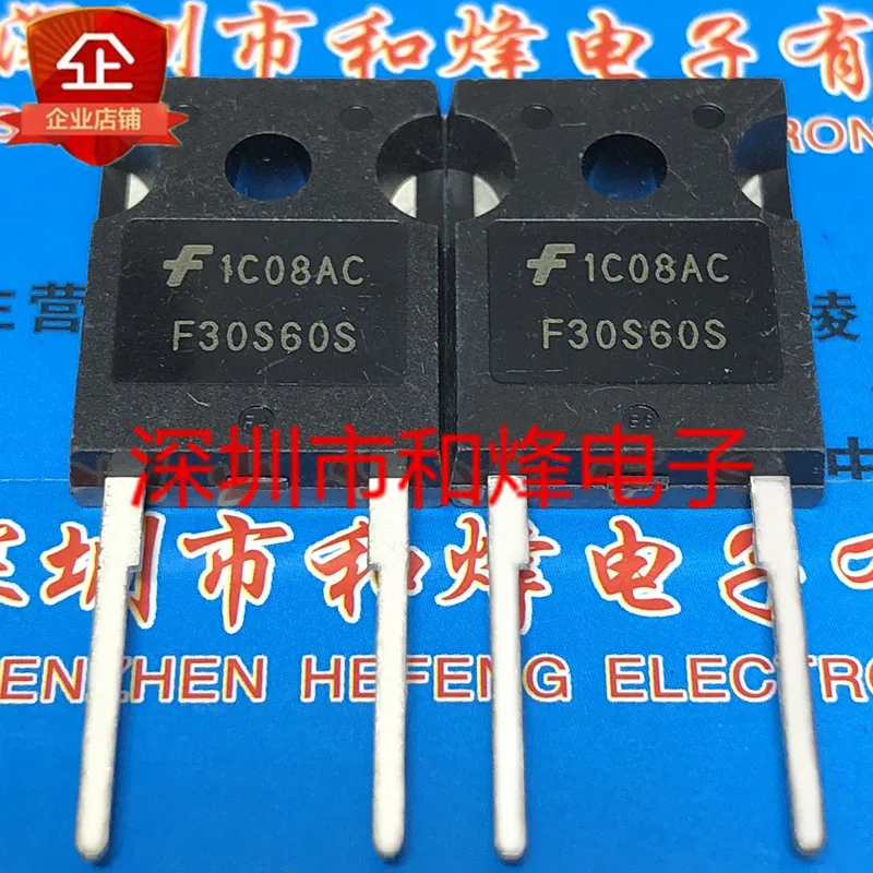 Free shipping    F30S60S FFH30S60S  TO-247-2 600V 30A      20PCS