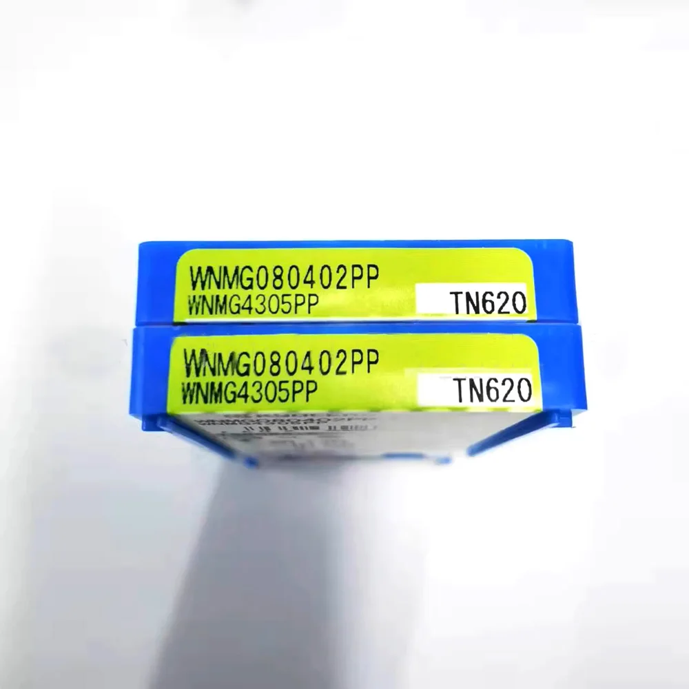 Ferramenta de torneamento original wnmg080408mu wnmg080404tk wnmg080402pp wnmg080404pp tn620 wnmg080404pq pv720 cortador de inserções de torno de metal