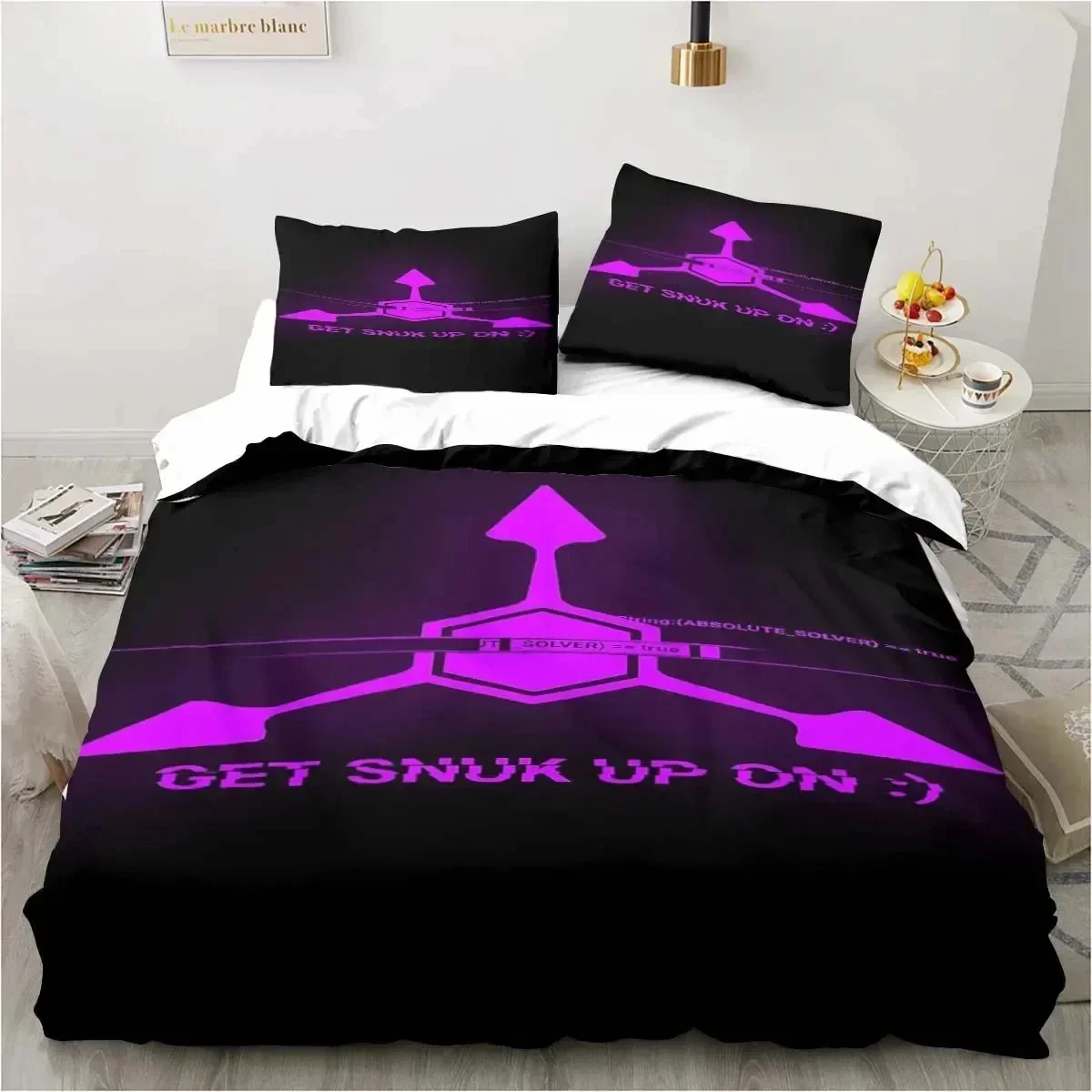 

New 3D Print Murder-Drones Cartoon Bedding Set,Duvet Cover Bed Set Quilt Cover Pillowcase,King Queen Twin Size Boys Girls Adults