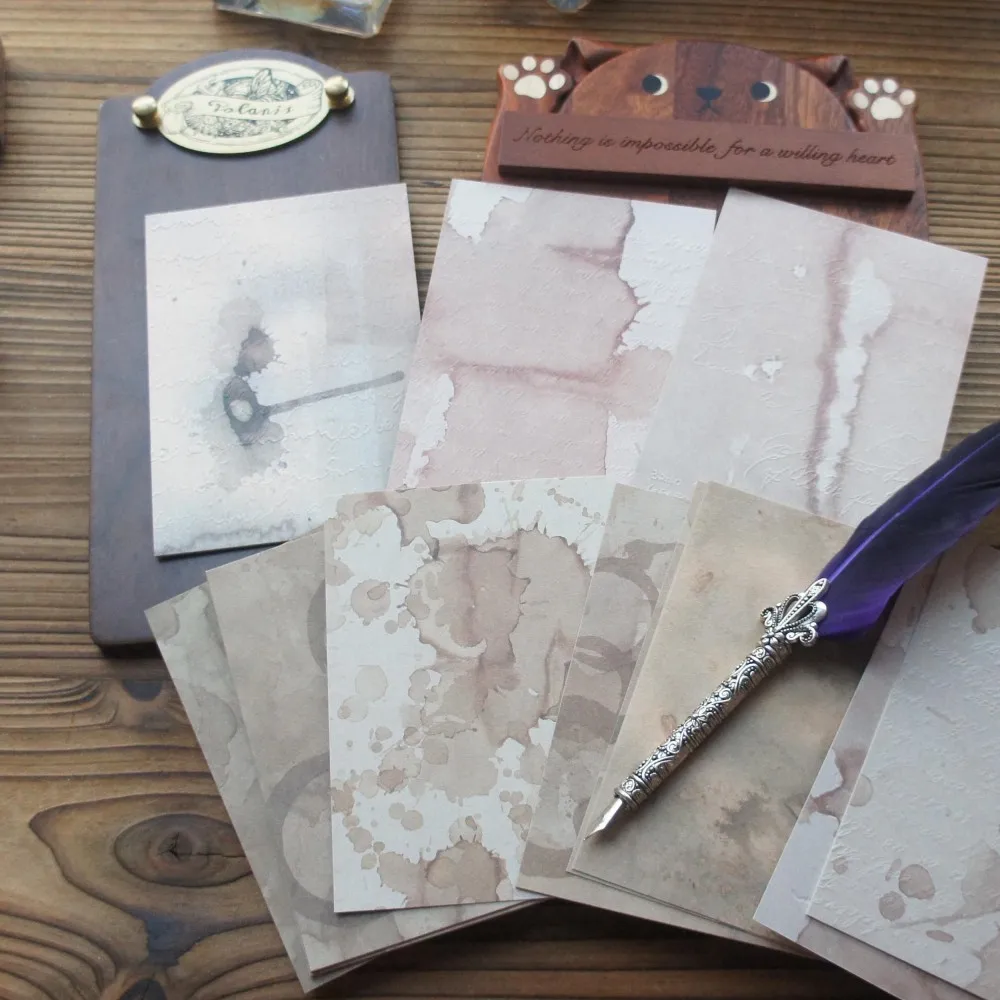 

30 Sheet Natural Plant Mix Made Paper Background Design Craft Paper Gift Decoration Scrapbooking Handmade DIY