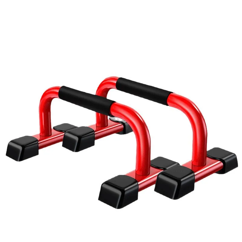 Wall Mounted Red-Black Dip Brackets Parallel Frame for Home Strength Work