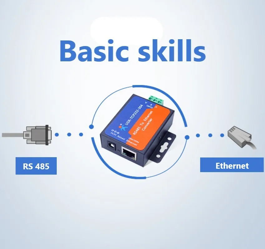 Imagem -03 - Módulo Conversor de Servidor Ethernet Página Web Integrada Serial Rs485 para Tcp ip Usr-tcp232304 10 Pcs Dhcp Suportado