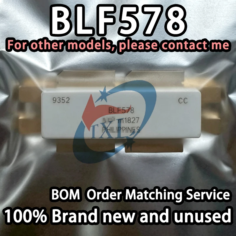100% Brand New-NXP/Ampleon-BLF578 RF Power LDMOS Transistor 1200W 50V HF‑500MHz Ceramic gilding SOT‑539A TO‑59