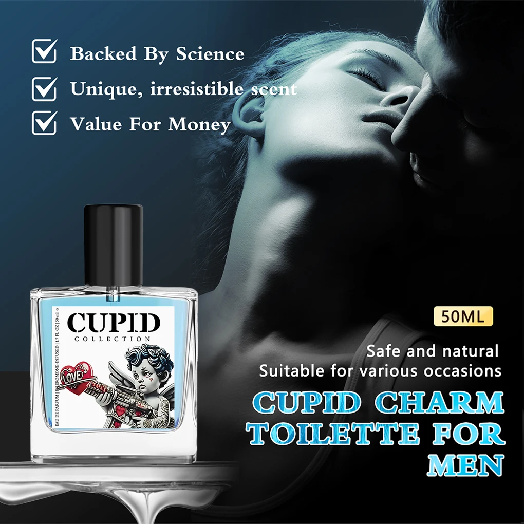 CUPID 2 szt. Zły anioł unikalne perfumy dla mężczyzn urzekający i pogrubiony aromat wykwintne oryginalne perfumy mężczyźni generacja 50ml