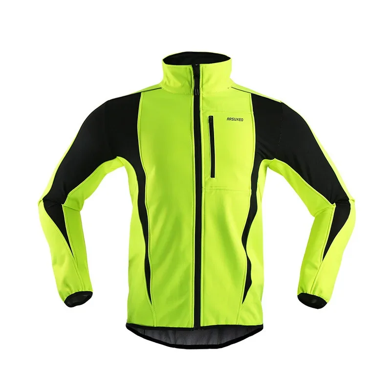 Winter Weatherproof Fleece Warm Triple Layer Cycling Jacket Jacket Top  Men's