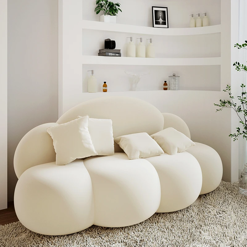 Unidad pequeña nórdica para tienda de ropa, oficina, salón de belleza, ocio, sofá creativo, combinación de mesa de centro