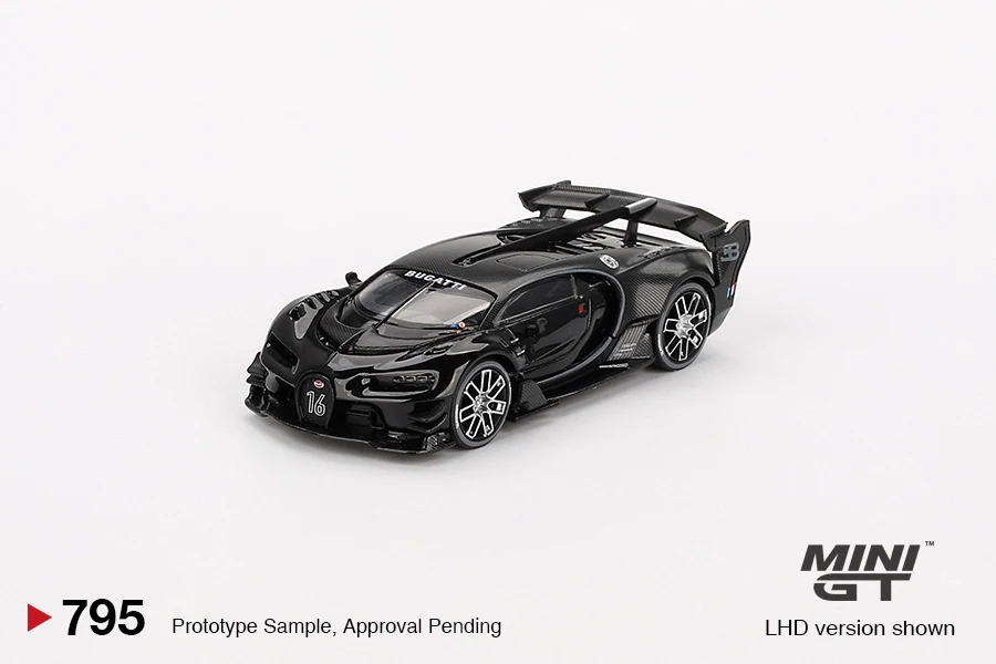 MINIGT 1:64 795 Bugatti Vision Gran Turismo Diecast Model Car