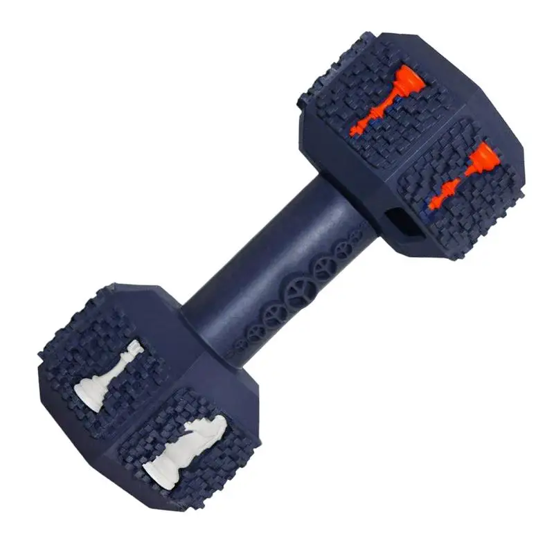 

Treat Dispensing Dog Toys Dumbbell Chew Toy Dog Teething Toys For Large Medium Dogs Dog Enrichment Toys For Indoor Play Reduce