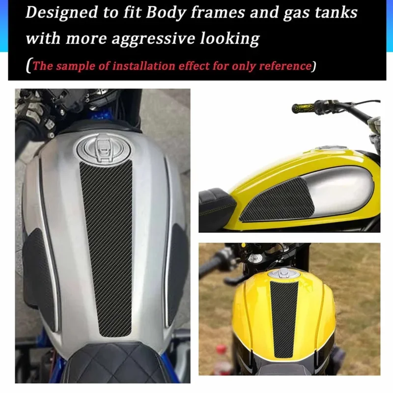 Motorcycle Fuel Tank Pad Stickers 3D Tankpad For DUCATI Scrambler 800 1100 Accessories Tank Sticker Cover Decoration