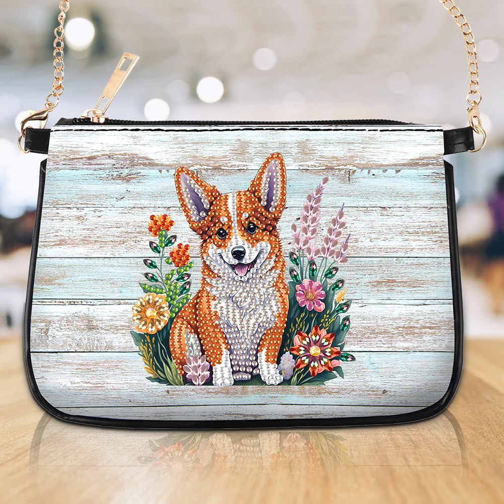 

Special Shape Highland Yak Diamond Painting Clutch Bag 5D DIY Diamond Art Handbag Rhinestone Stitch Shoulder Bag for Women Girls