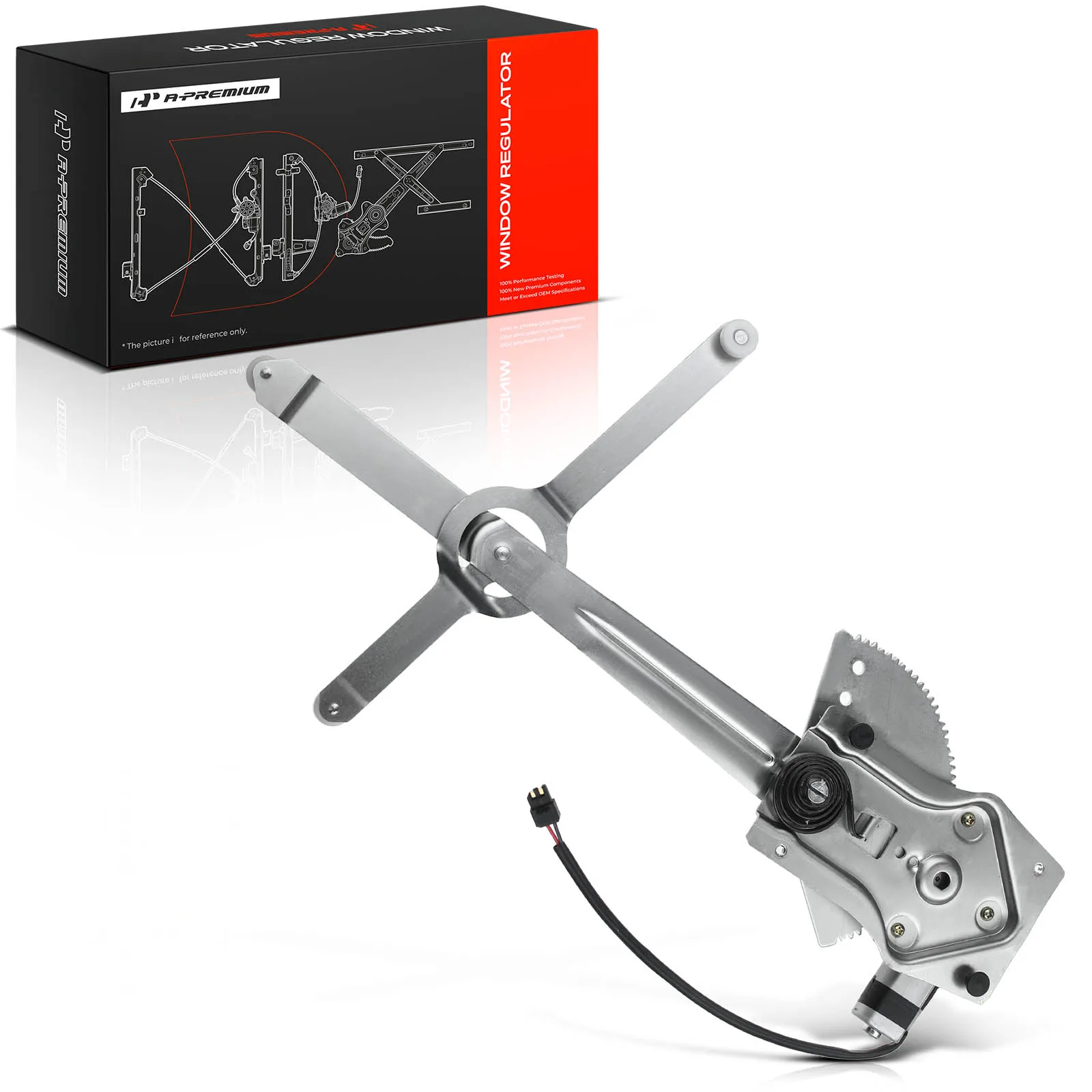 A-Premium Front Driver Side Power Window Regulator for GMC G1500 G2500 1981-1995 G3500 1981-1996 P3500 1993-1996 Chevrolet G10