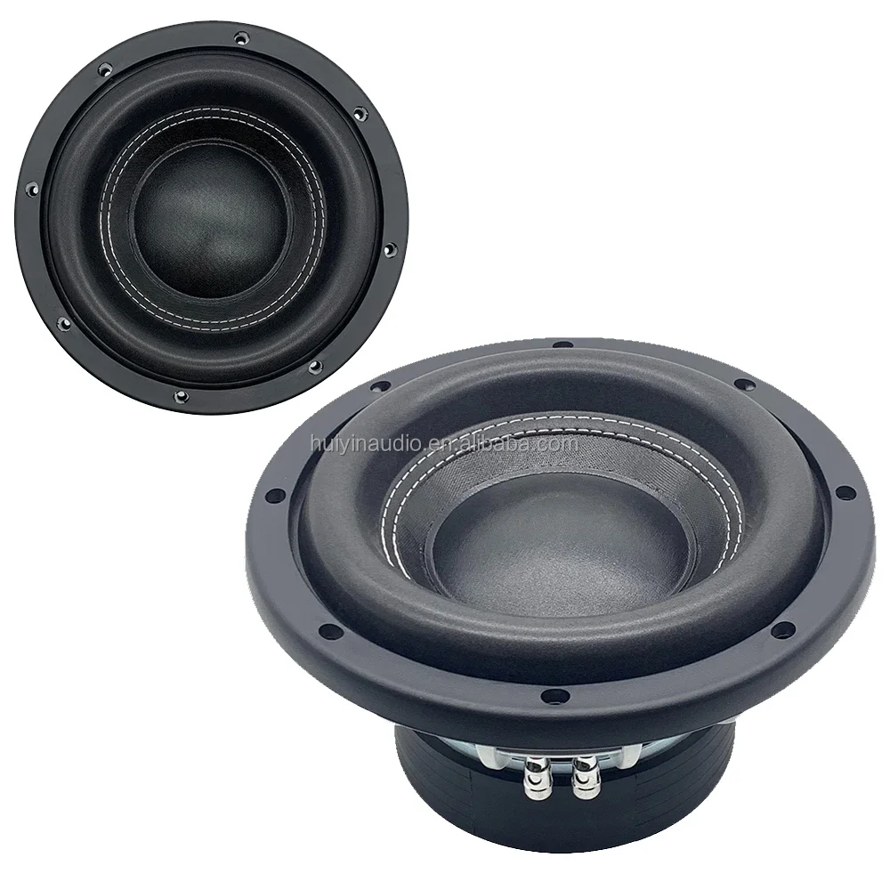 HUIYIN 1075-038 Grande audio per auto da 10 pollici Rms ad alta potenza 1000w Bassi profondi 35HZ-500HZ Doppio altoparlanti subwoofer audio per auto da 2 4 Ohm