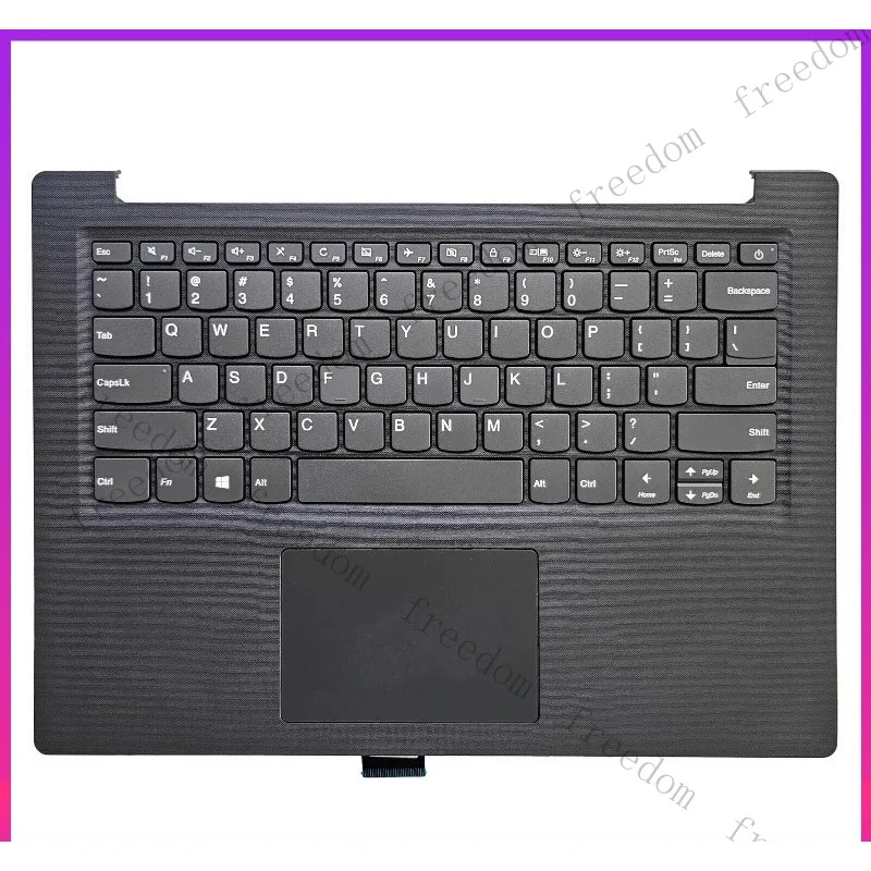 

HTS New For Lenovo V14 ADA 82C6 ARE 82DQ Palmrest Upper Case US Backlit KB TP TEX