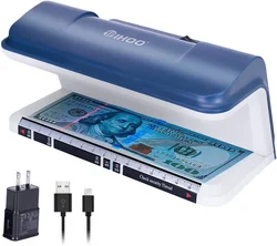TIHOO Counterfeit Bill Detector with LED UV Light, Money Marker Counterfeits Money Detector, Fake Money Detector Machine for Bil