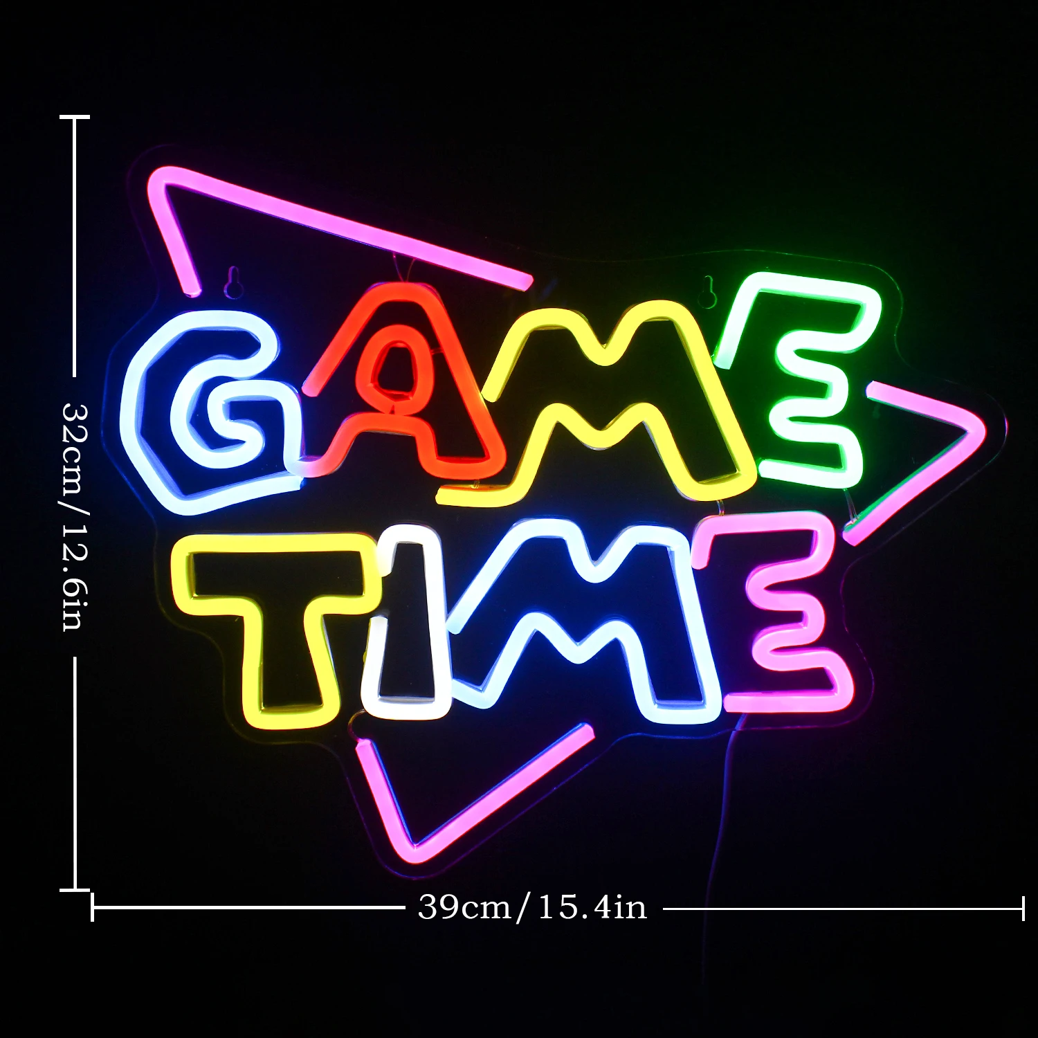 Ineonlife Game Room Neon Sign LED Light Home Bar Men Games Recreation Wall Party Birthday Bedroom Bedside Porch Decoration Gifts