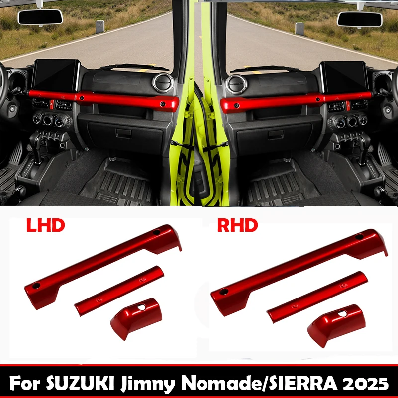 

L/RHD FOR SUZUKI Jimny Nomade 5/SIERRA 3 2019-2025 ABS front dashboard Center Control strip Decorative Cove Interior accesorios