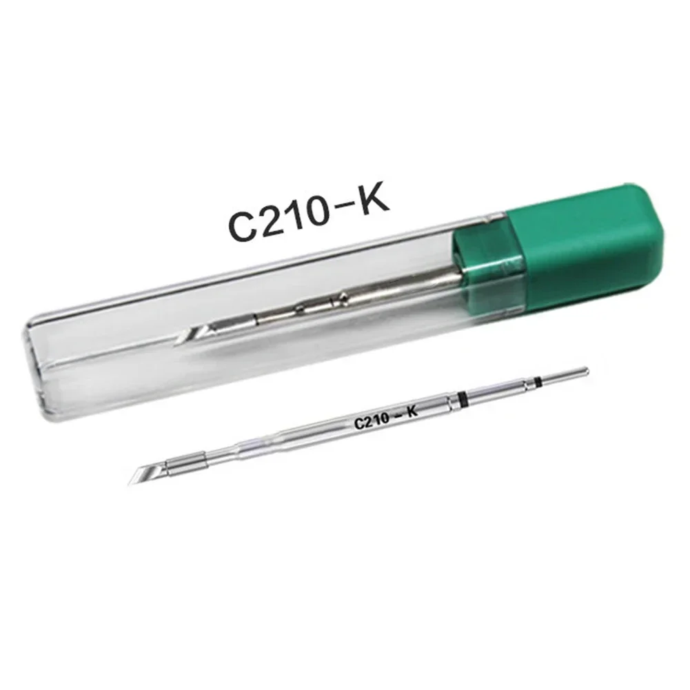 1pc C210 Soldering Iron Tips -free Heating Core Replacement Tips I K SI 1C