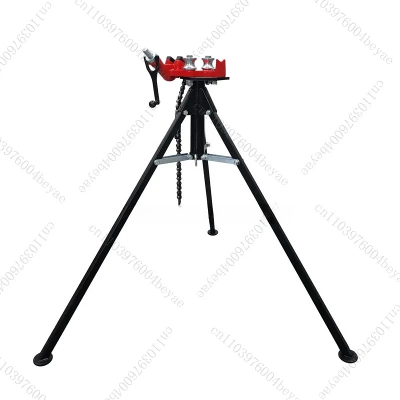 Bracket chain vice pipe tripod bracket bench vice pipe bracket chain vice sleeve wire roller groove pipe cutting machine